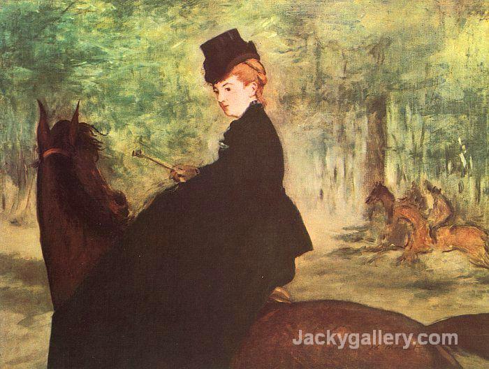 The Horsewoman by Edouard Manet paintings reproduction